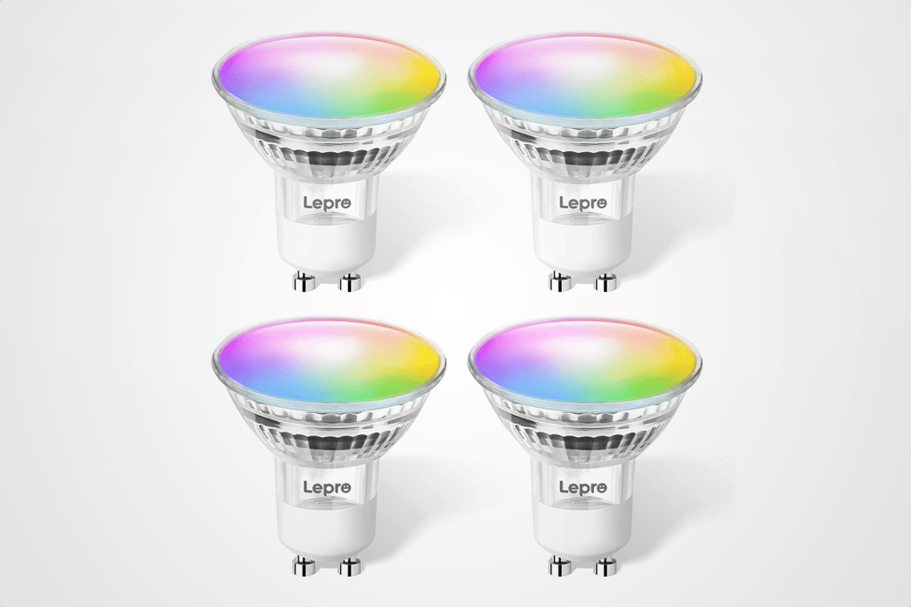 Lepro Wi-Fi Smart Spotlight Bulbs on white background