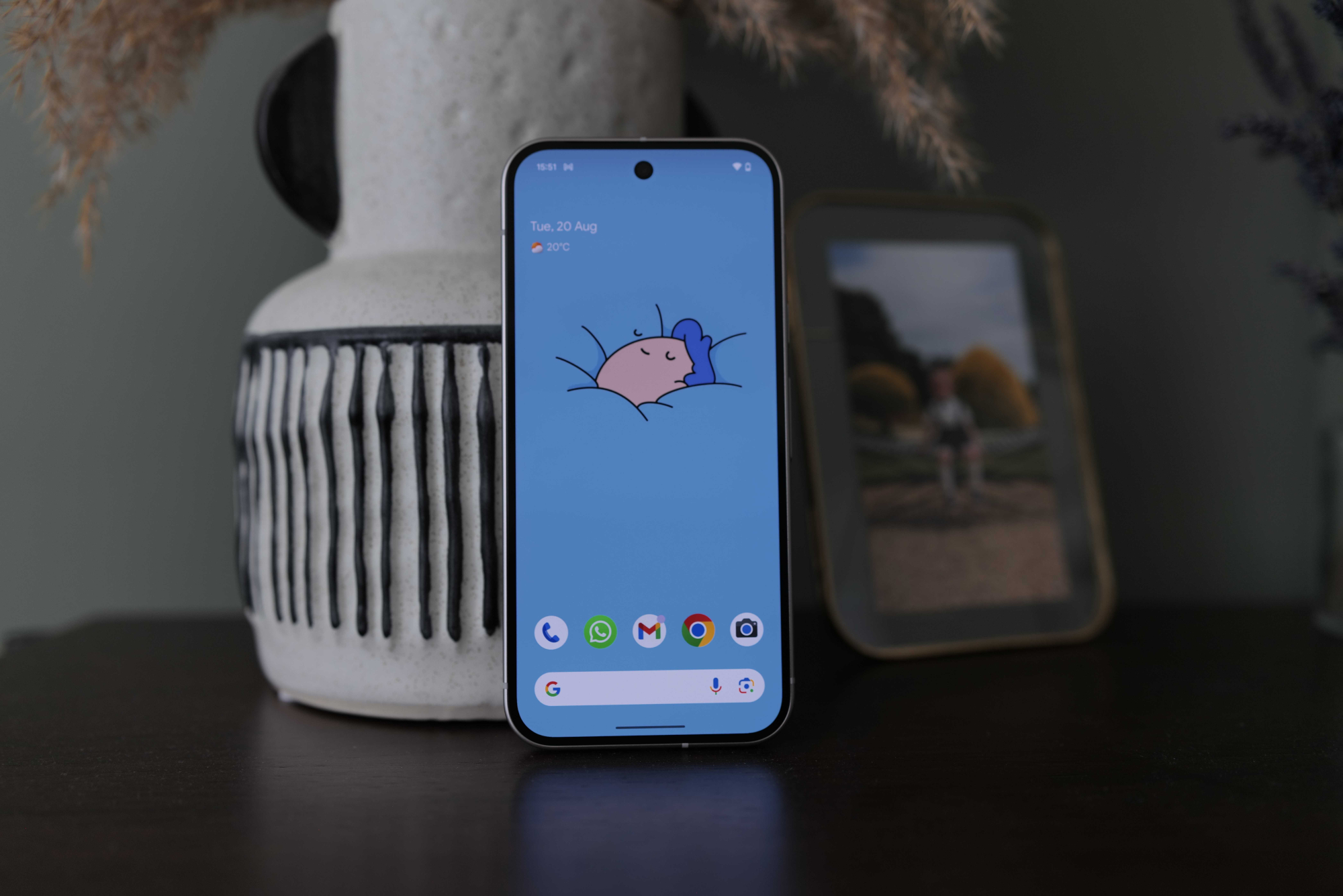 Google Pixel 9 on table
