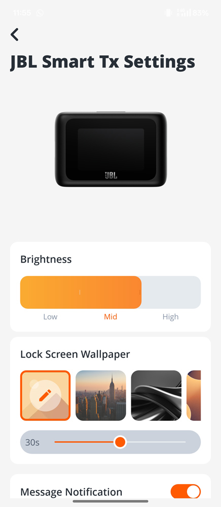 JBL Tour M3 review app Tx