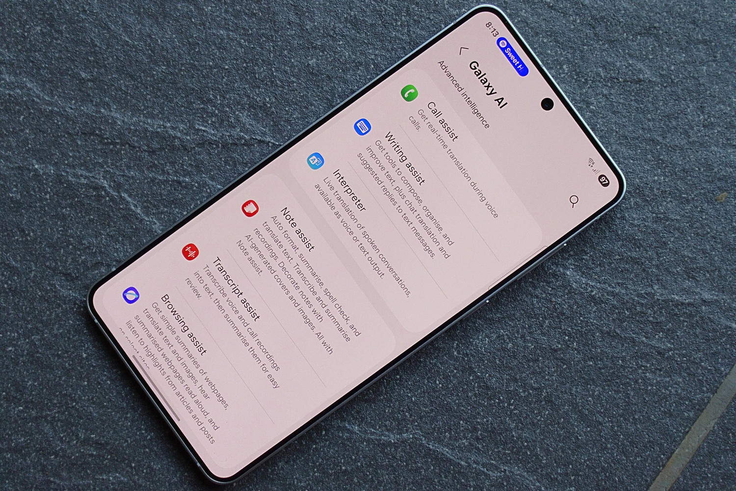 Samsung Galaxy S25 Edge Galaxy AI