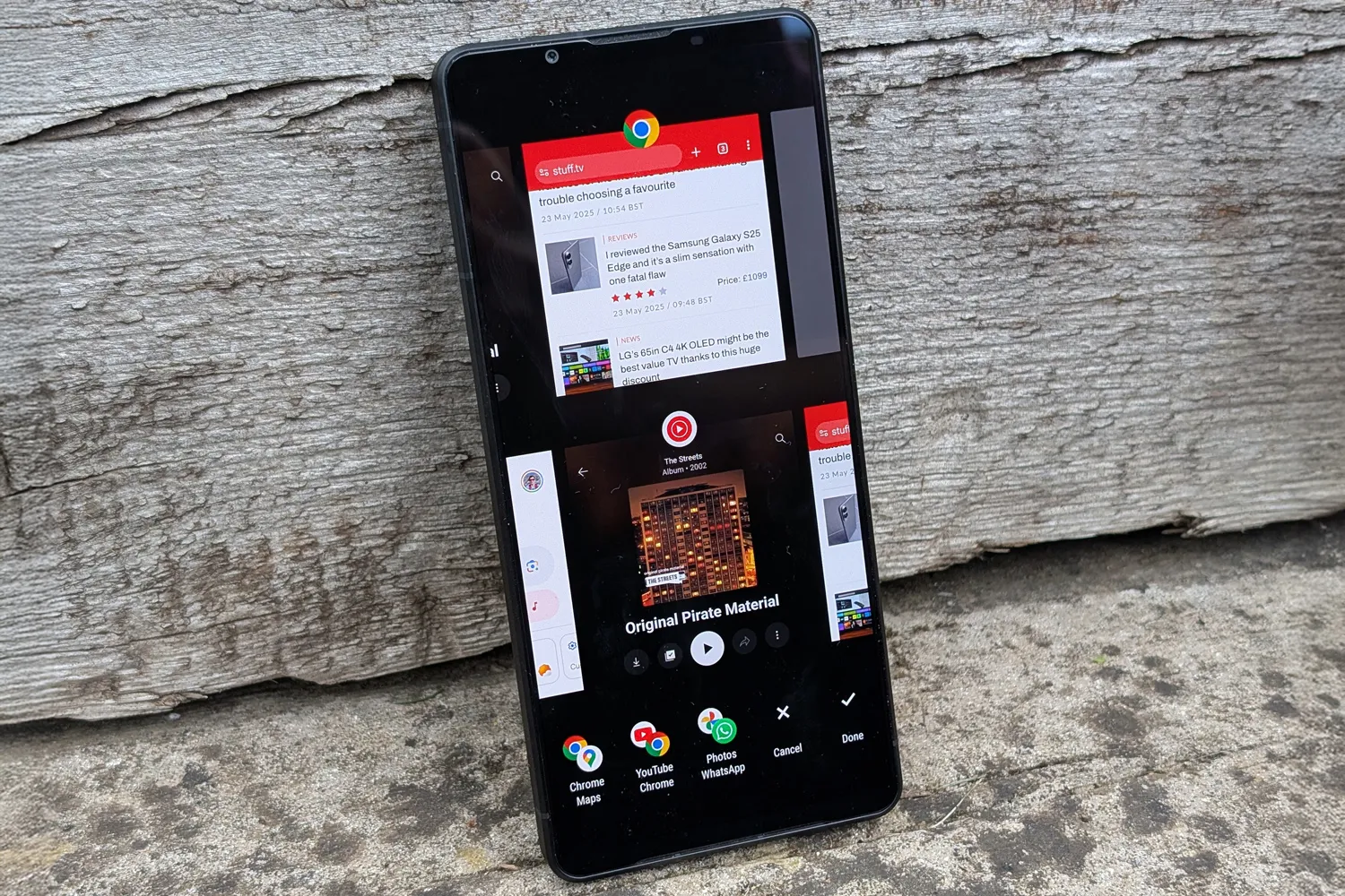 Sony Xperia 1 VII review multi-app window