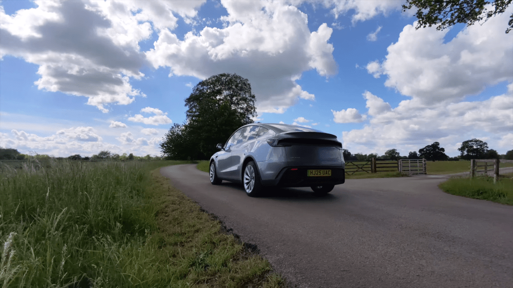 Rear of the Tesla New Model Y